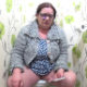 A fat, older woman takes a gassy, loose shit and a piss while sitting on a toilet. She wipes her ass and some poop is seen on the TP. Product shown in toilet. Presented in 720P HD. 105MB, MP4 file. About 5 minutes.